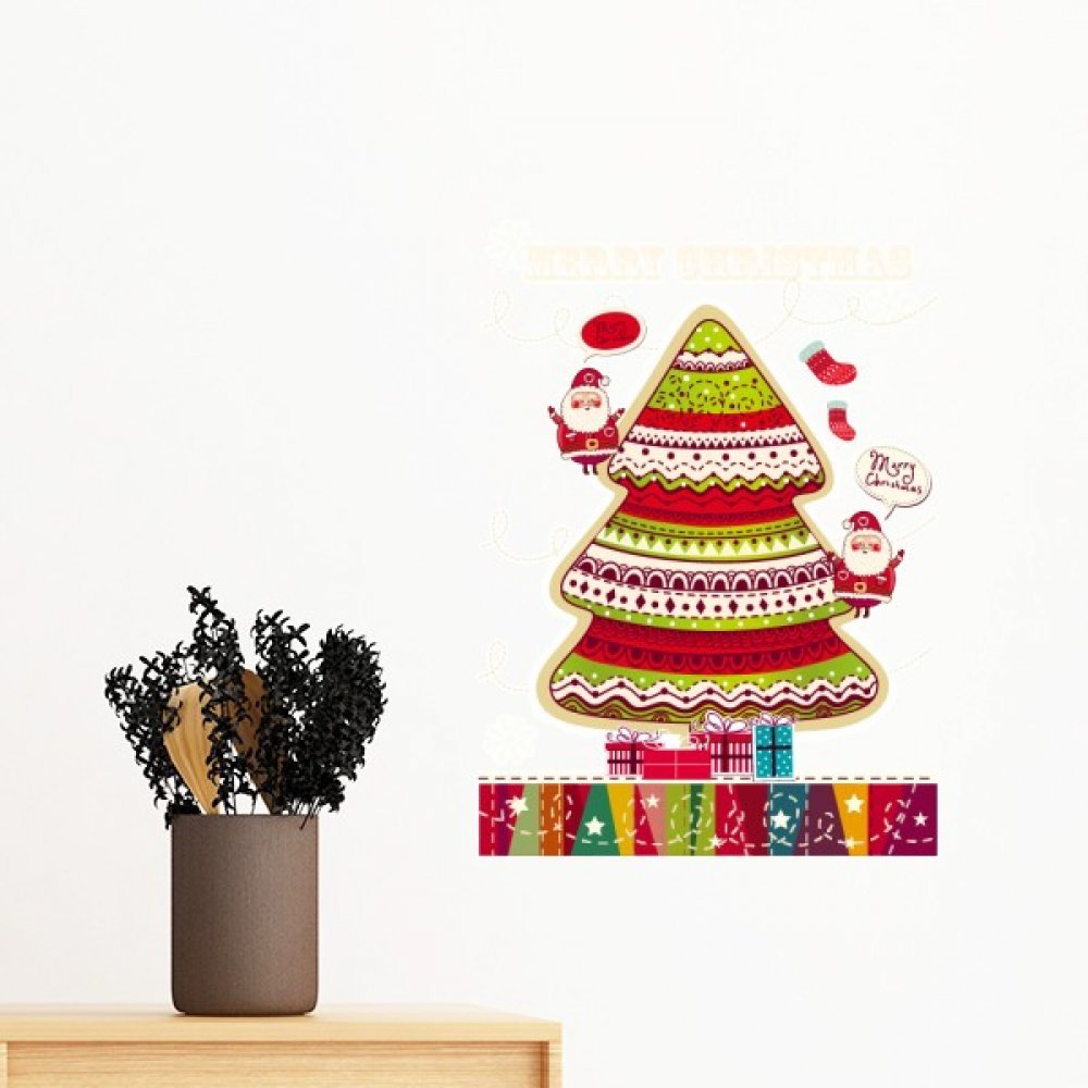 Papier peint Noël amovible DIYthinker, une idée cadeau sticker mural pour enfant