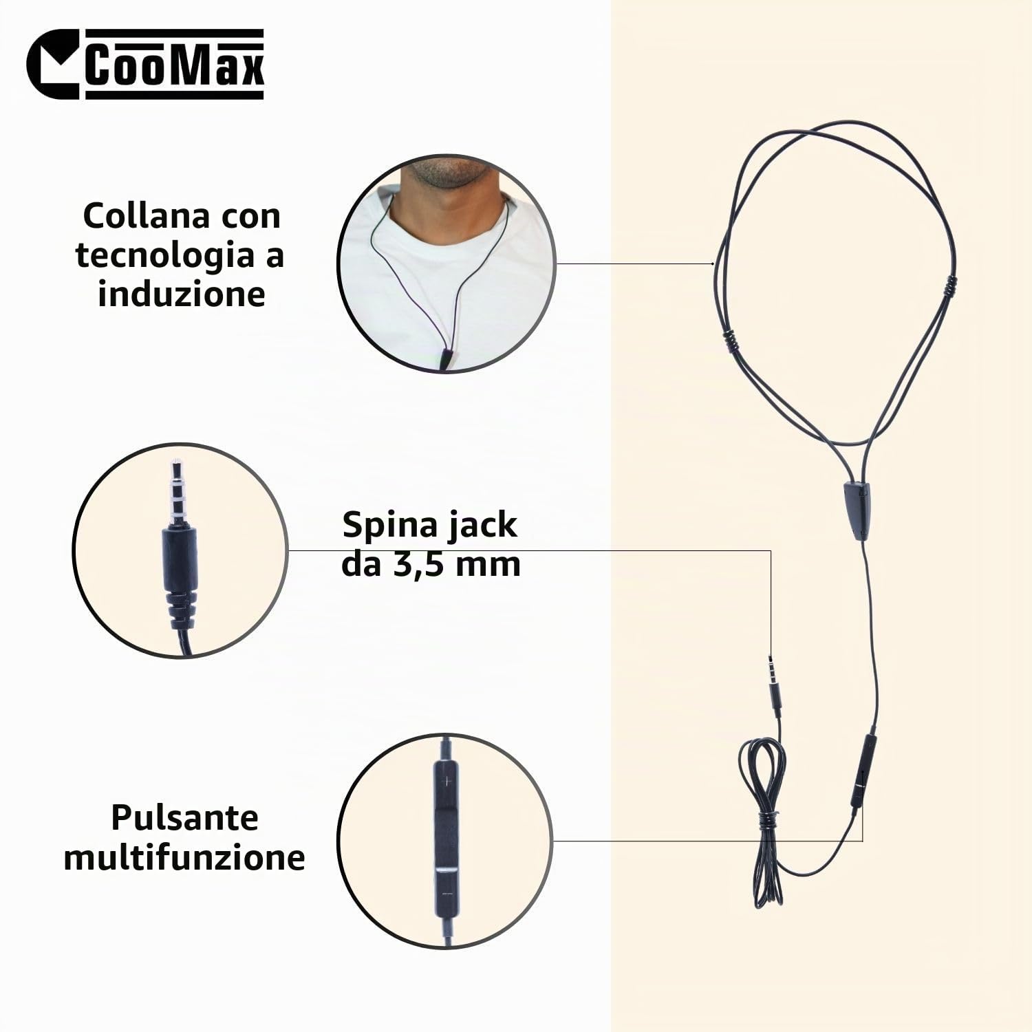 Auricolari Spia Nascosto Vip Pro Auricolare Invisibile con Microfono in Cavo Telefono per Esami - Mini Cuffia Spia Invisibili Piccolo Copiare (Auricolari Spia Vip Pro UltraMini)