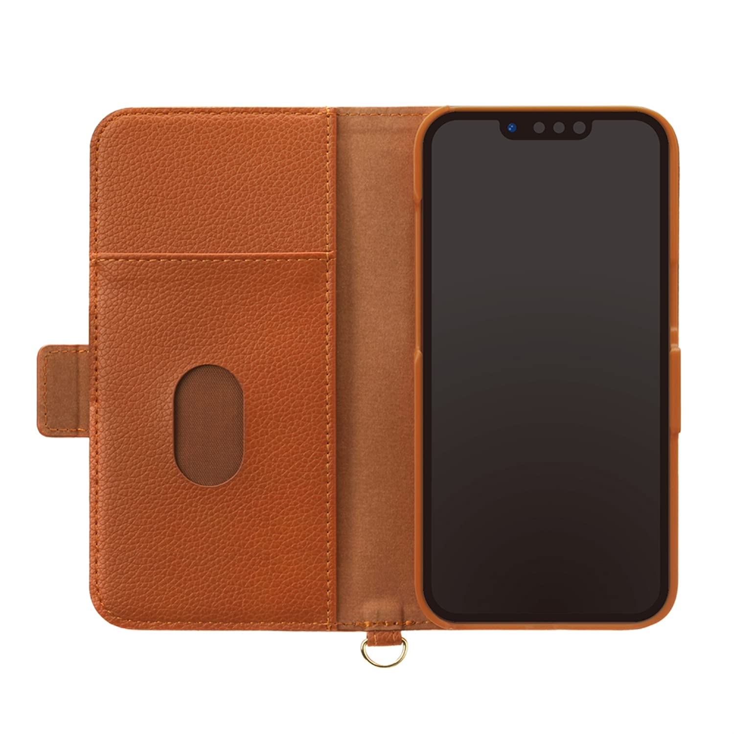 Premium Style iPhone 13 mini用 フリップカバー [くまのプーさん] PG-DFP21J02POO