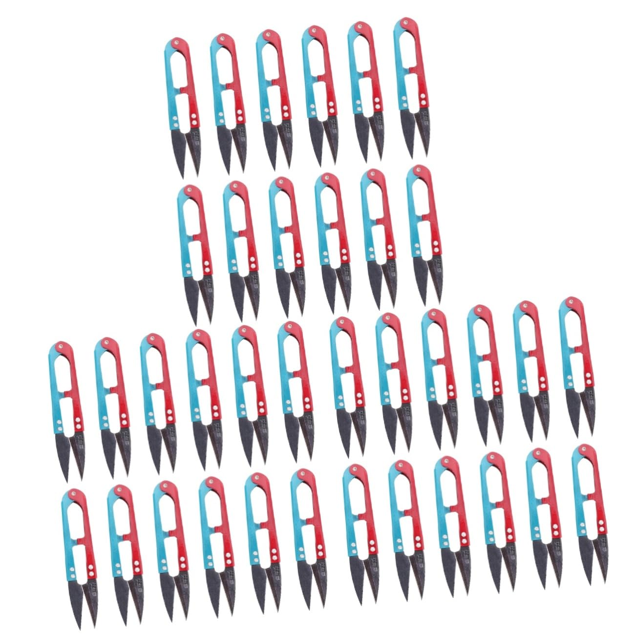 Angoily 36 Pièces Ciseaux de Couture U Lot pour Broderie et Point de Croix à Domicile Outils Pratiques et Durables