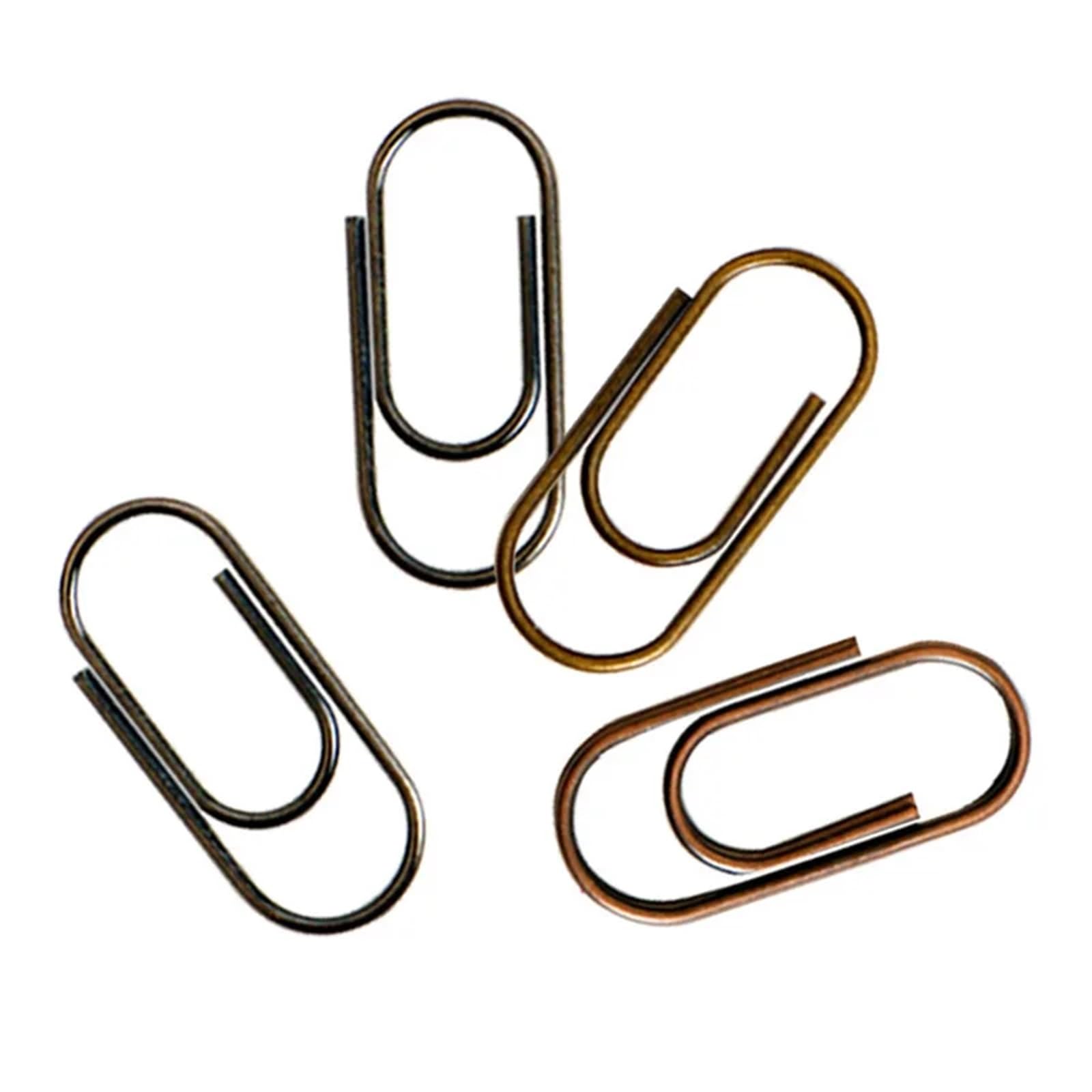 Büroklammern, 200, aus Metall, Notizklassifizierungsklammern, for Kinder und Studenten(200pcs Black)