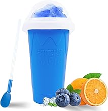 Slushy Maker Cup, Slushie Cup Maker Squeeze, TIK TOK Magic Quick Frozen Smoothies Cup, Insta Slushy Maker Cup With Lids And Straws For Kids & Adults