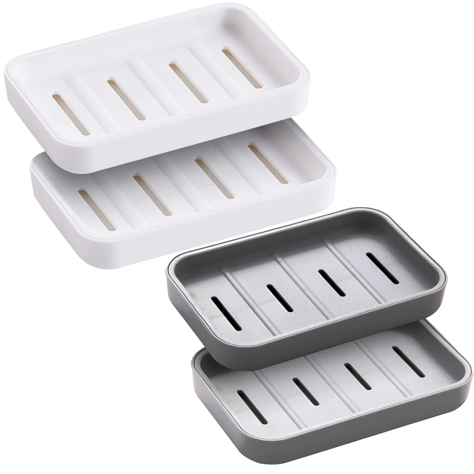 YHAOEN Plastic Soap Holder for Bathroom and Camping Gym Travel