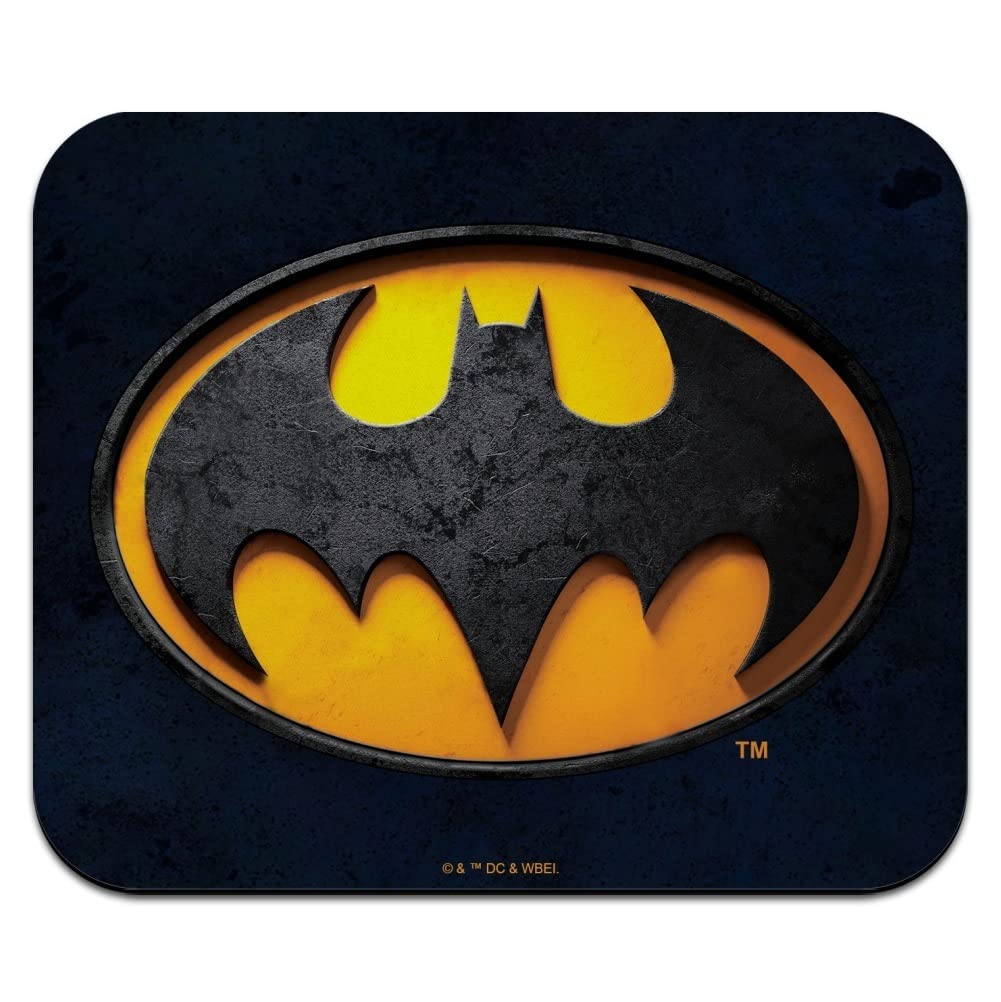 The Flash Batman Logo Low Profile Thin Mouse Pad Mousepad