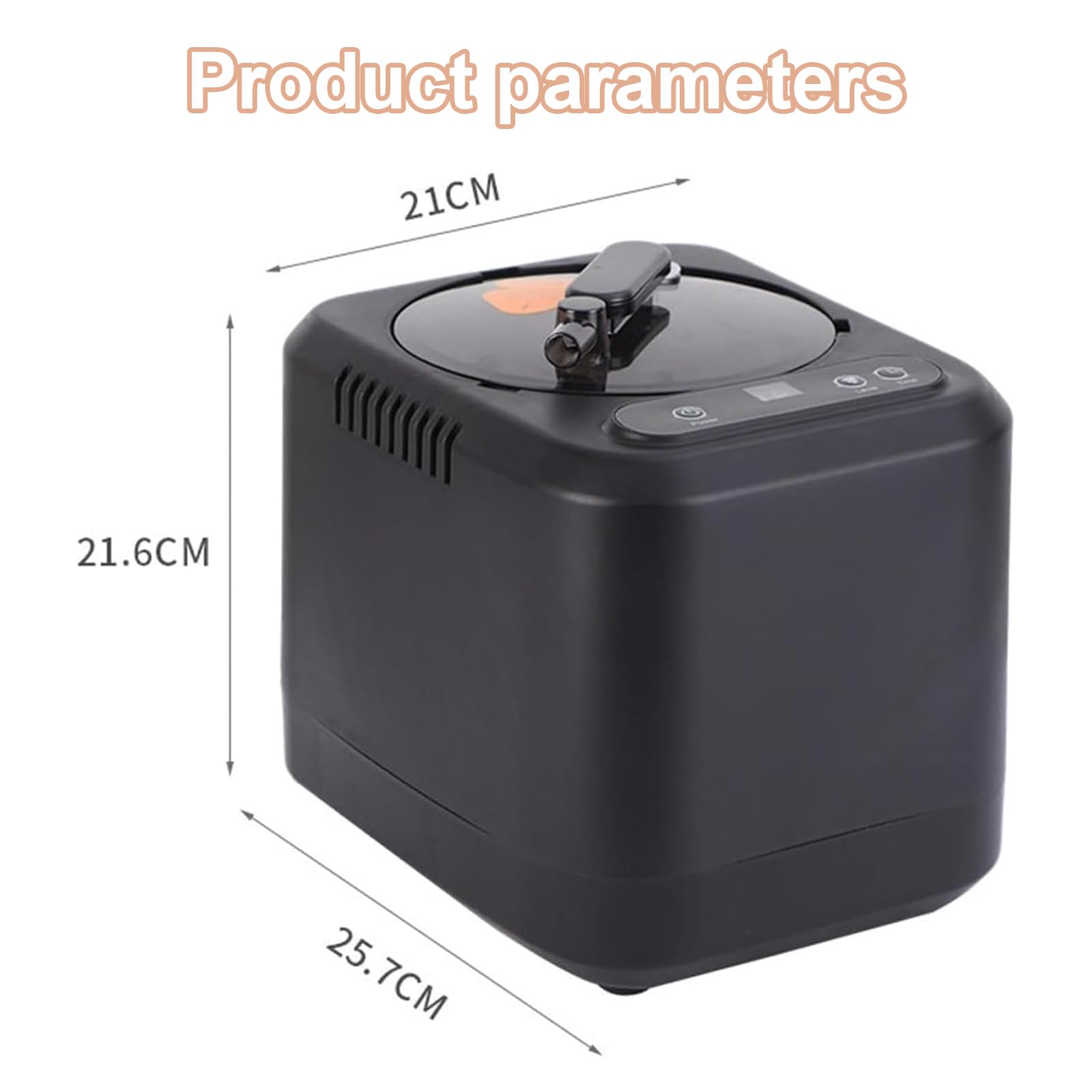 Parowar do sauny, przenośny generator pary 1200 W, z pilotem zdalnego sterowania, pojemność 3 l, 9 poziomów temperatury, 60 min timer do użytku domowego lub salonu