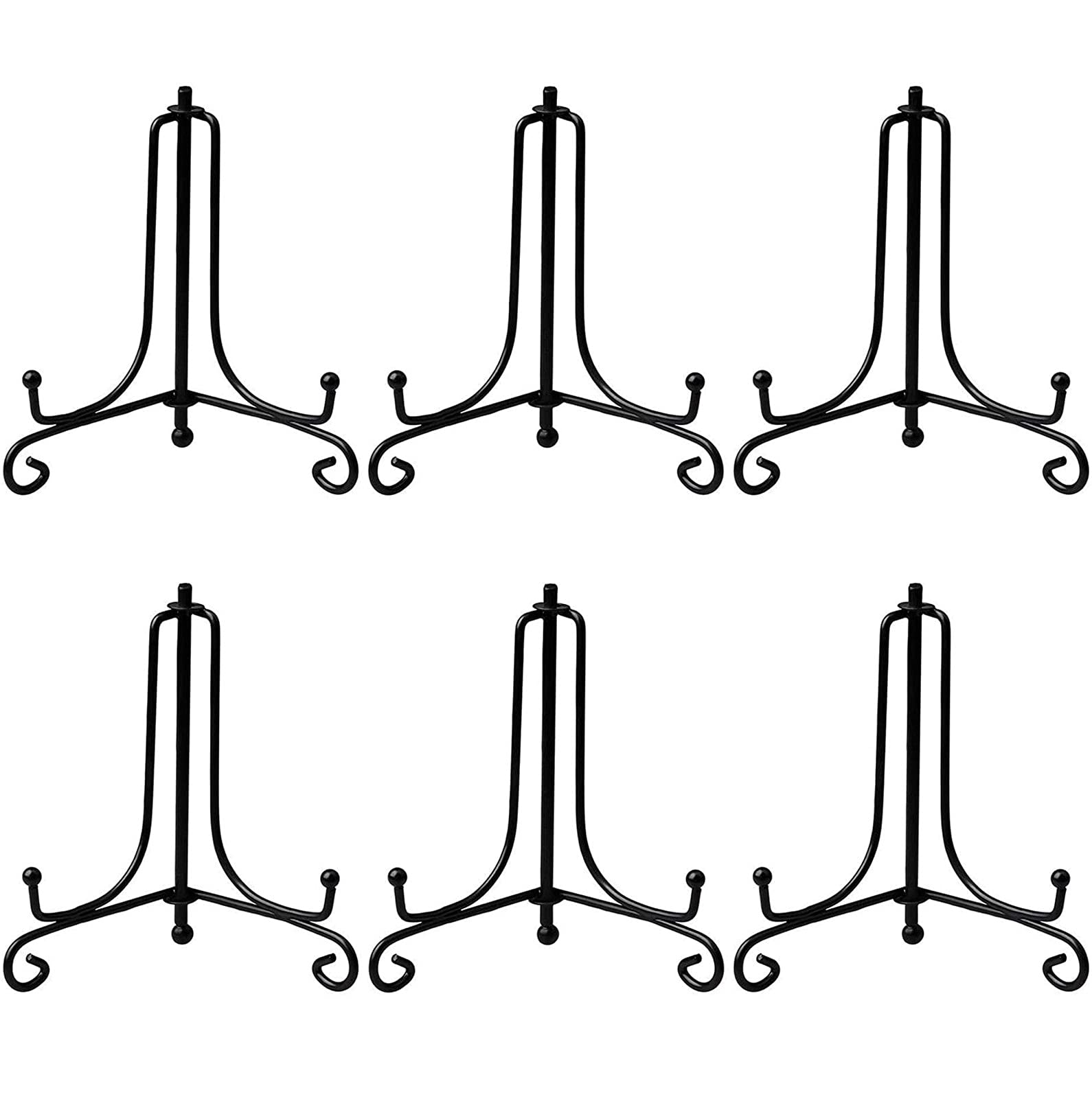 Présentoir en fer de 20,3 cm lot de 6 BetterJonny pour cadres photo et livres de table