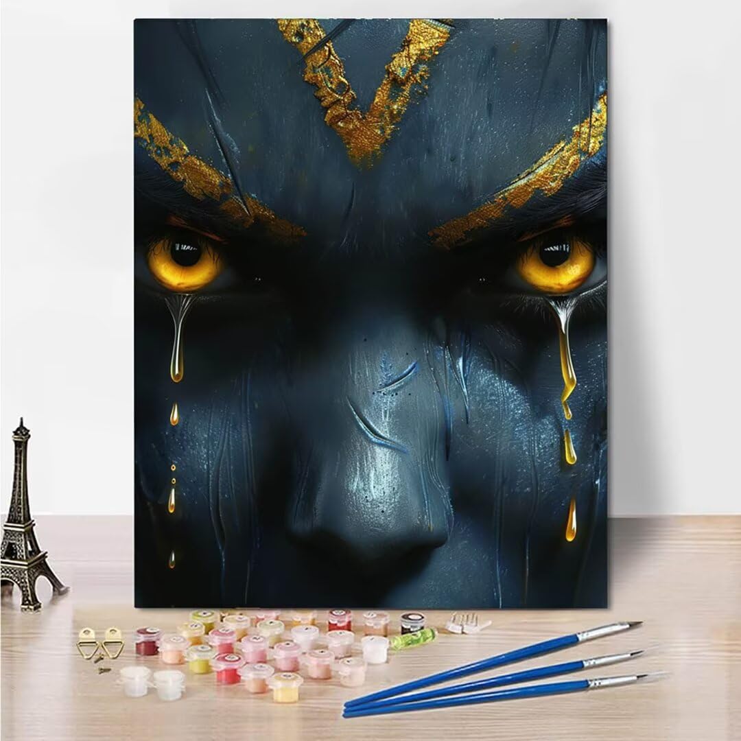 RNXAOPEN Numéro d’Art mini format – CArtoon Face – Loisir créatif – Kit de Peinture par NuméRos – Activité détente et créative – Dès 221 ans – Version française, Taille unique 100x130cm 5355-2