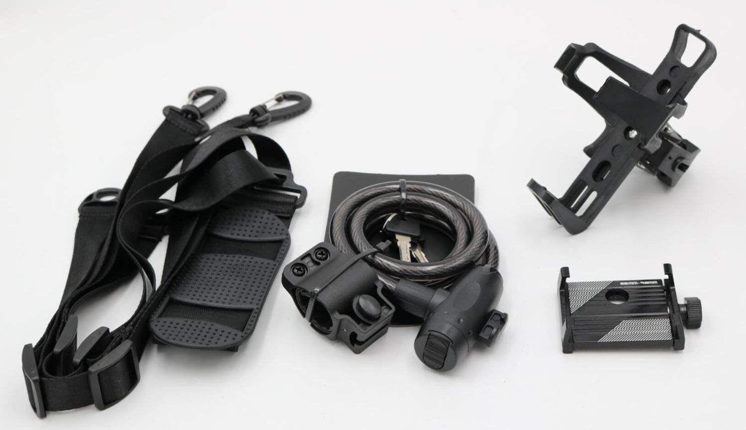 IconbitUnisex - Adult 8" Kick Scooter Accessory Kit As-1978k, Black, 9.5 x 20.2 x 25.1 cm