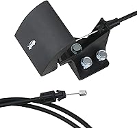 Vista 2 de Cable de liberación del gancho del capó con mango Compatible con 2005 2006 2007 2008 2009 2010 Grand Cherokee 2006-2010 Commander Reemplaza