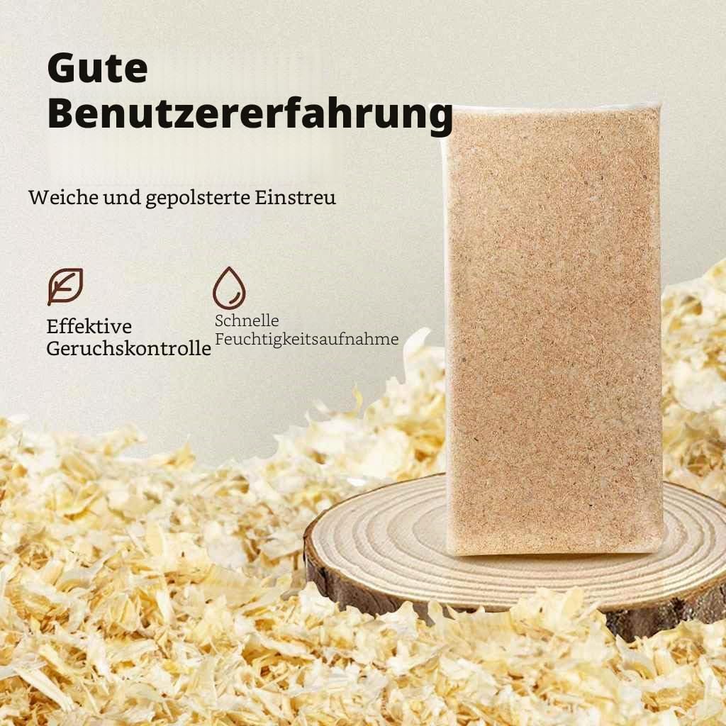 vidaXL Holzspäne für Tiereinstreu Weichholz 24 kg
