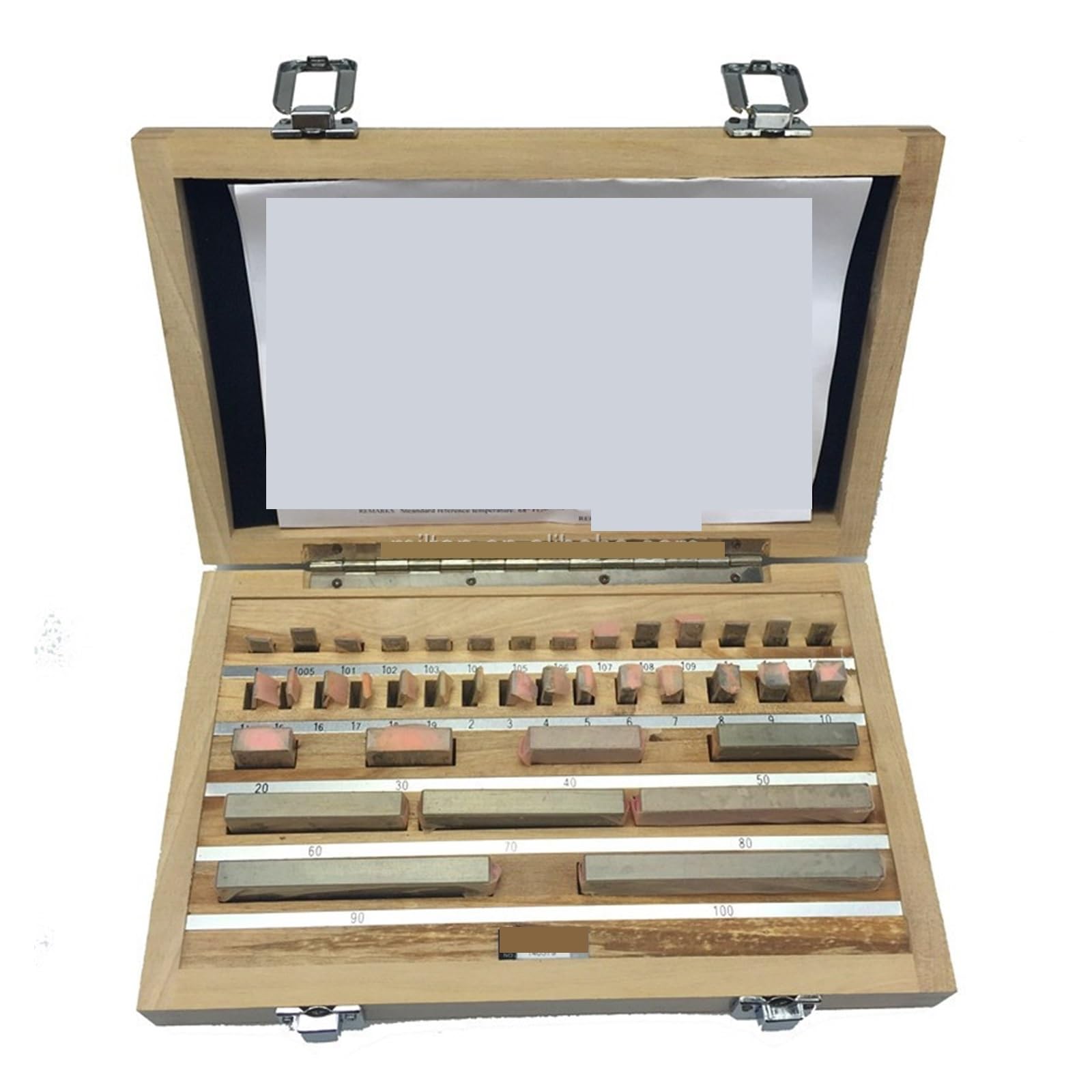 Mthckxjbsuz 38 Gauge Block, Pcs/Set, Grade 1 Grade 0 1Inspectin Blck Measuring Blck Gauge(1)
