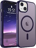 Vista 188 de SUPFINE - Funda magnética para iPhone 13 Pro Max (compatible con MagSafe), (protección contra caídas de grado militar de 10 pies), delgada, Negro