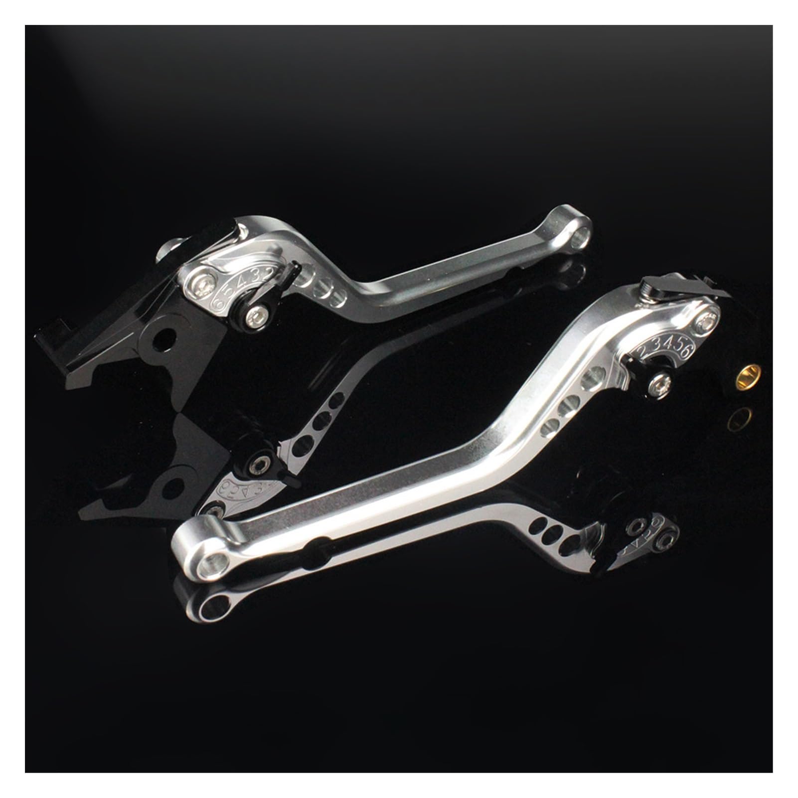 GANGCXV Motorcycle Handlebar Brake Lever for Kawasaki VN1500 VN1600 ZRX1100 ZRX1200 ZG1000 ZX7R ZX11 ZRX750 ZZR1100 ZZR1200 GPZ1100 GTR1000 CNC Brake Clutch Lever(11)