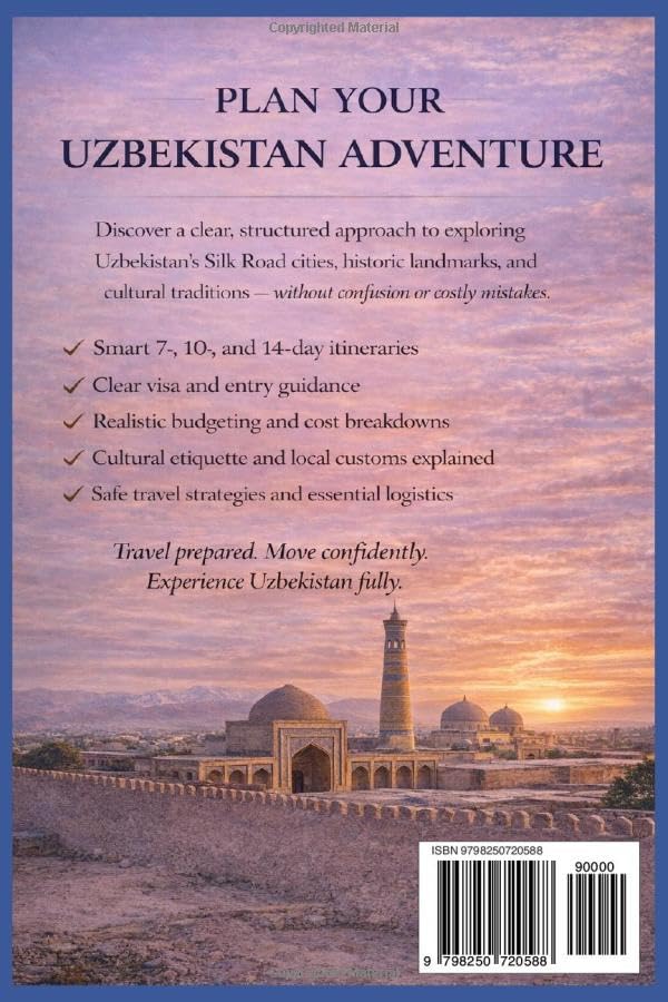 Uzbekistan Travel Guide 2026: Avoid Costly Mistakes, Plan Smart Itineraries, and Travel With Confidence Using a Clear Step-by-Step Framework (Best Travel Guides 2026) image 3