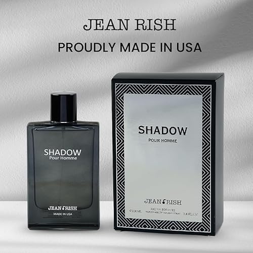 Miniatura 3 de Jean Rish Shadow Pour Homme Eau De Toilette para hombre (3.4 onzas líquidas3.4 fl oz) con notas de limón, cedro y almizcle, fragancia duradera y de
