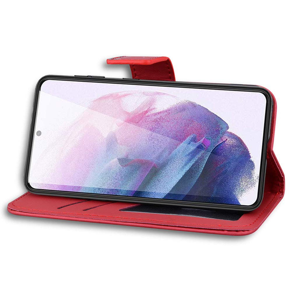 Ailisi Cover Con Portafoglio Per Samsung Galaxy A52 5G/A52s 5G, Custodia A Libro Con Orsetto Grigio, Slot Per Carte E Funzione Supporto