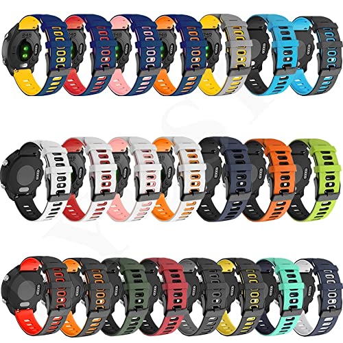Correa de silicona de 20 mm para Garmin Vivoactive 4 en el gimnasio 3