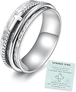 Sterling Silver Spinner Rings For Women Picks collage image 4