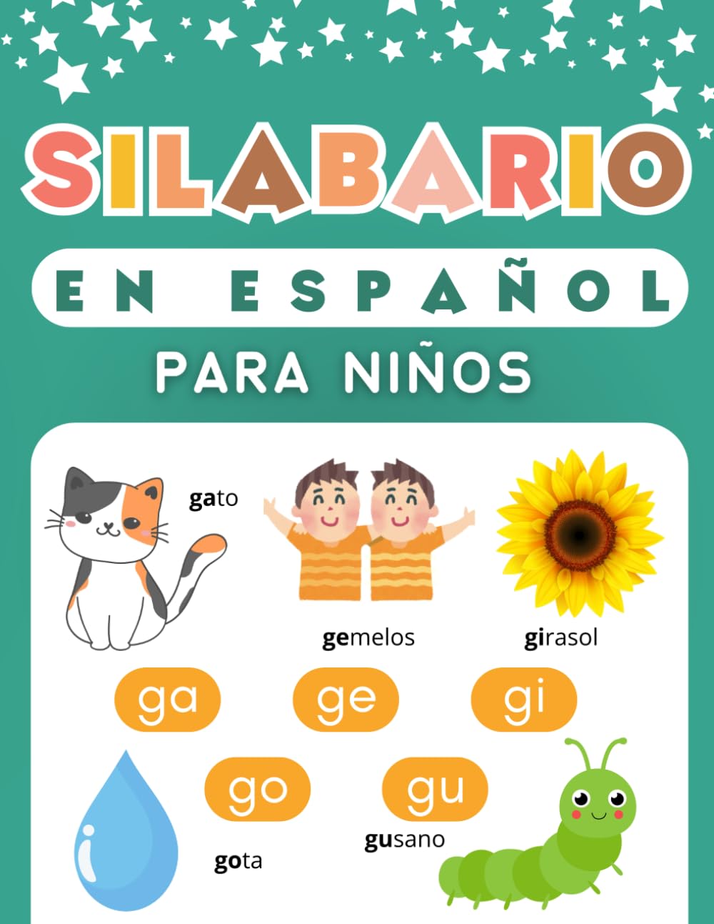 Silabario en Español para Niños: Libro para Aprender a Leer y Escribir Sílabas en Español