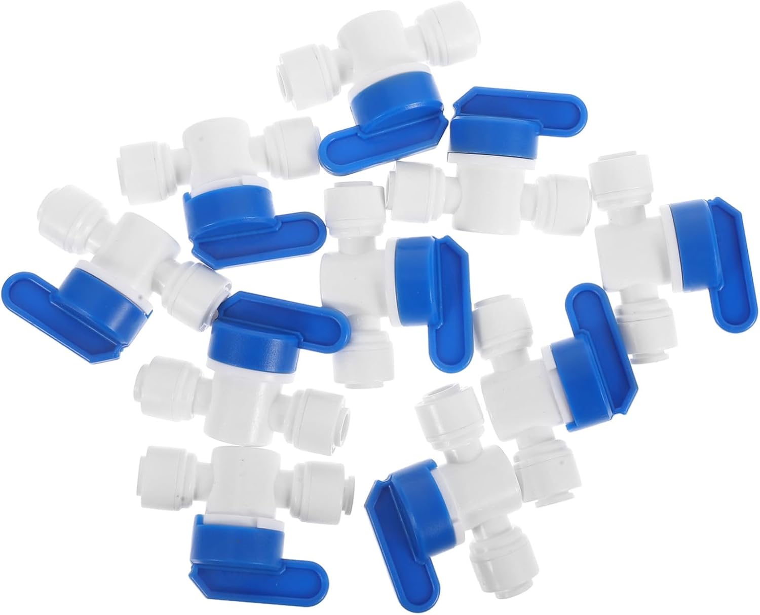 MAGICLULU 10Pcs Quick Connect Water Filter Connector for Hose Easy DIY Installation Efficient Fluid Transfer Compatible with Standard Ro Systems and Water Purifiers