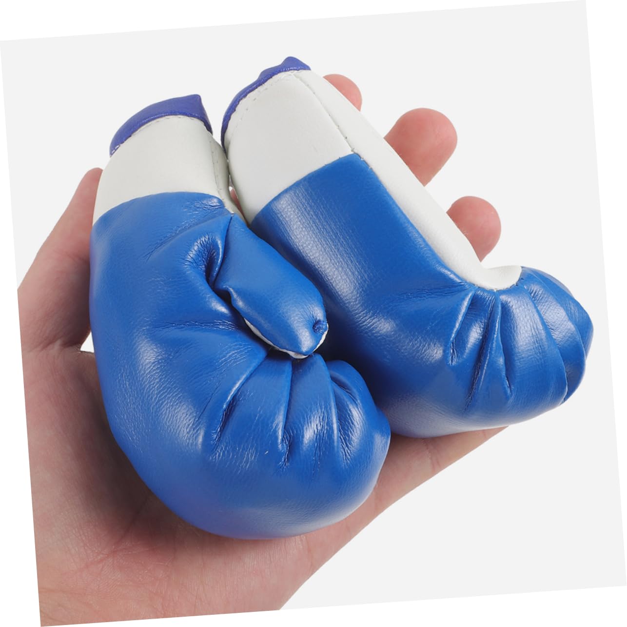 Unomor Boxing Gloves Pendant Keyring Set 2 Pairs Miniature Punching Gloves for Decor Keychains