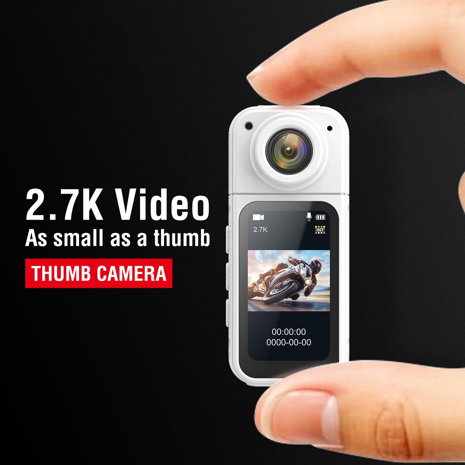 Amazon.com : Marsrider S70 Pro Tiny Thumb Action Camera - Mount