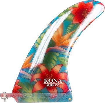 Classic Single Single Center Fin for Longboard, Surfboard and Paddleboard