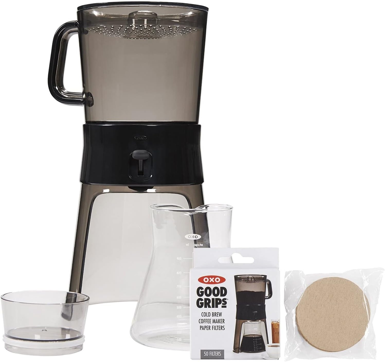 OXO Good Grips Cold Brew Coffee Maker (32 ounces) with 50