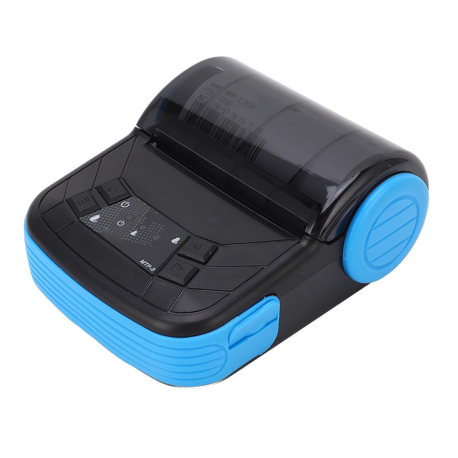 Fafeicy Impresora Térmica Portátil Inalámbrica 80mm, Bluetooth, USB, Conexión 8 Dispositivos, 100mm/s, para Recibos y Sistema POS