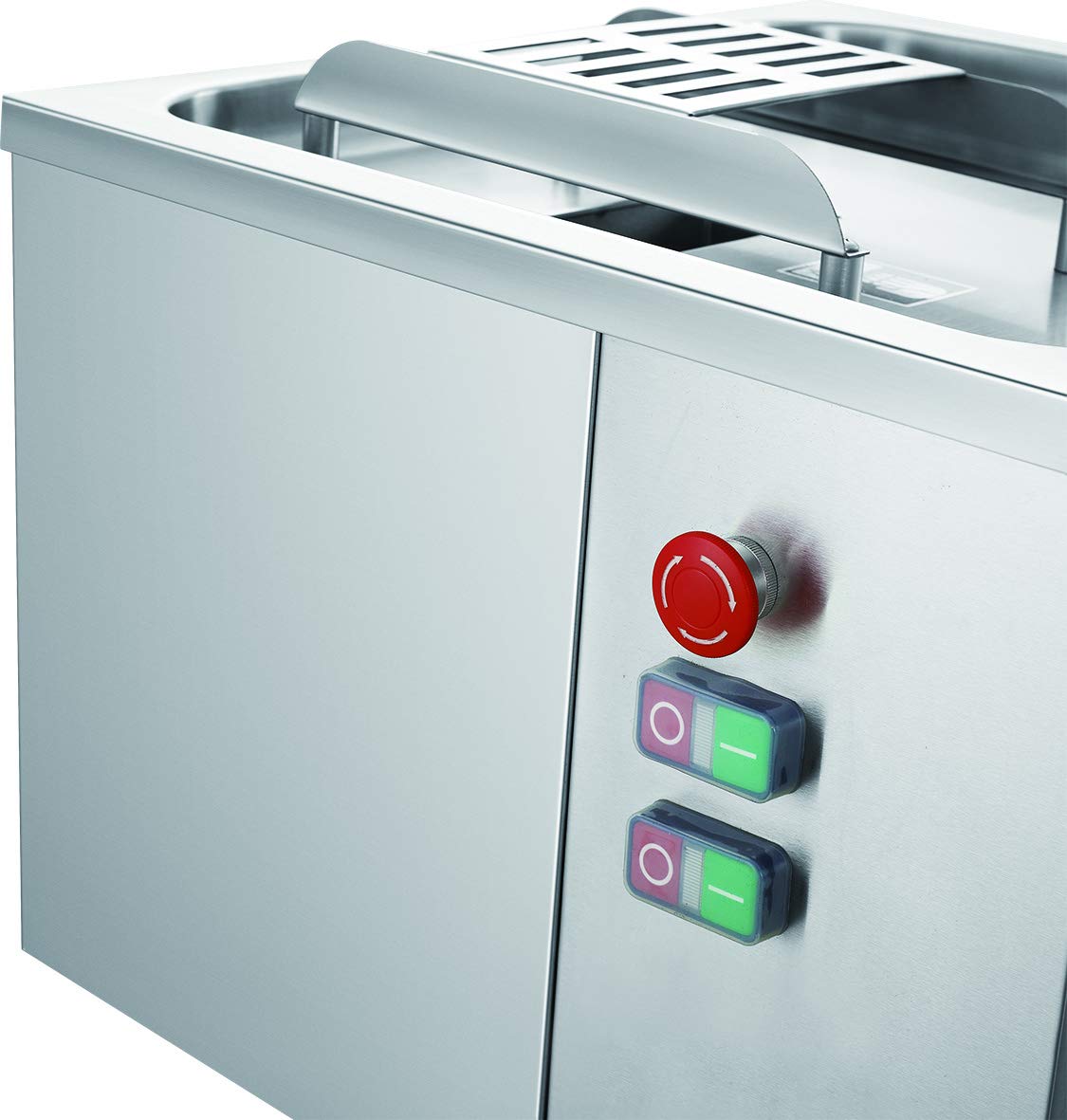 KWS PS-92 5mm Floor Model Commercial 1950W Meat Slicer 794 lbs/hr Stainless Steel Fresh Meat Cutter Electric Meat Cutting Machine for Restaurant/Deli/Butcher Shop