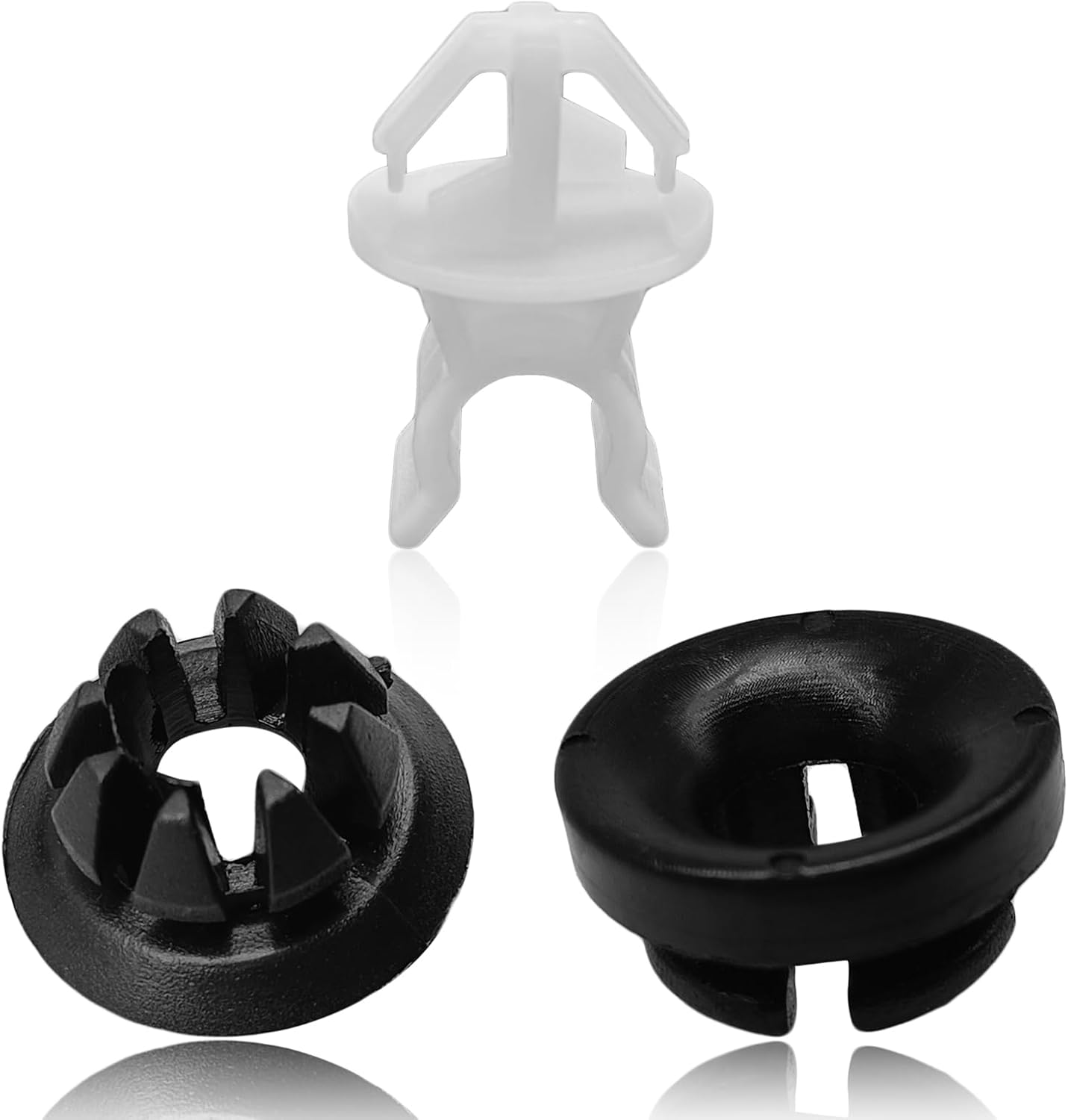 3PCS Car Hood Support Prop Rod Clips, Hood Rod Grommet Clips #91503-SS0-003 91604-SD2-013 Compatible with Honda Accord Odyssey