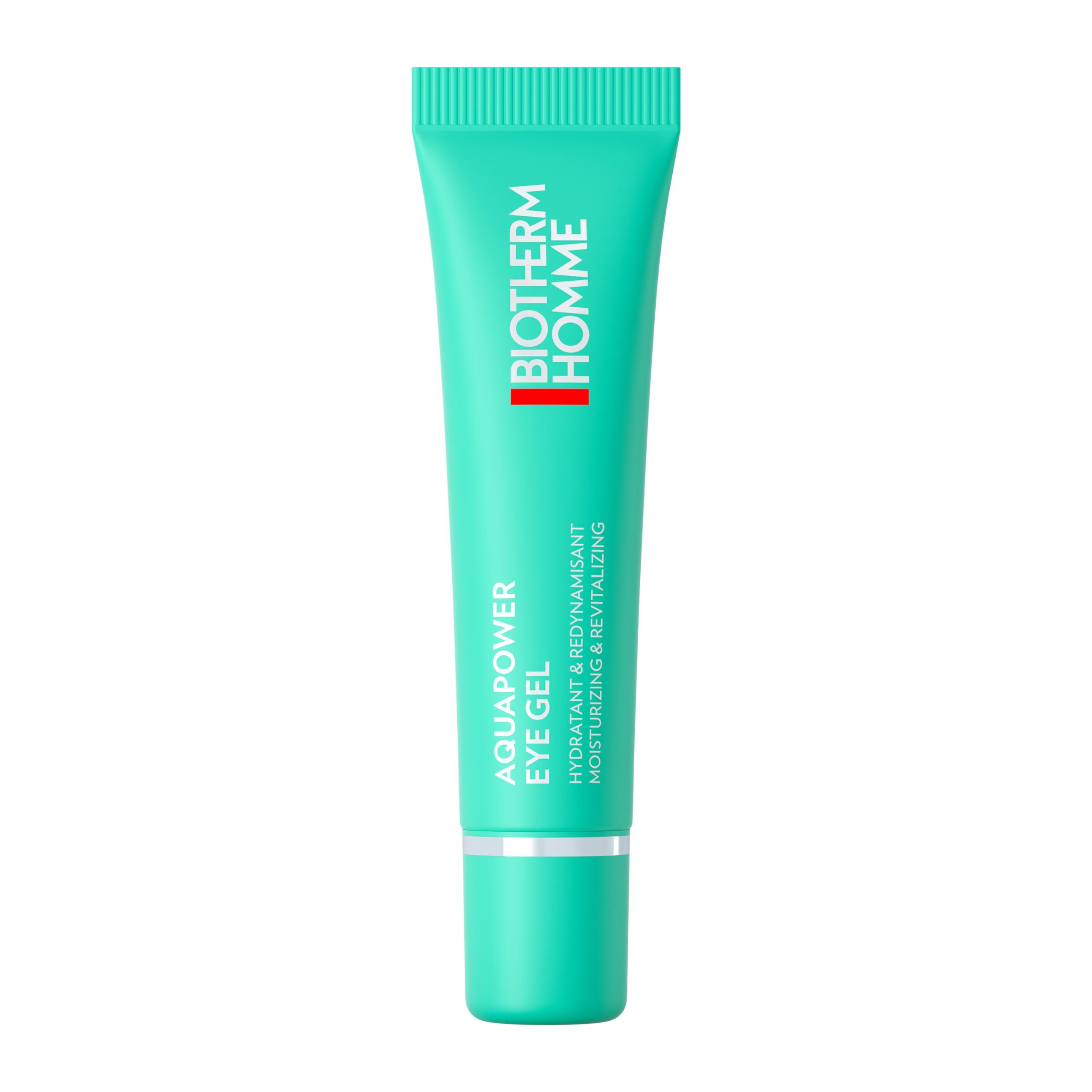 BIOTHERM HOMME Aquapower Eye Gel, Gel Contorno Occhi Uomo, Per Tutti i Tipi di Pelle, Effetto Rinfrescante e Idratante, Riduce le Borse, Arricchito con Caffeina e Life Plankton, 15 ml