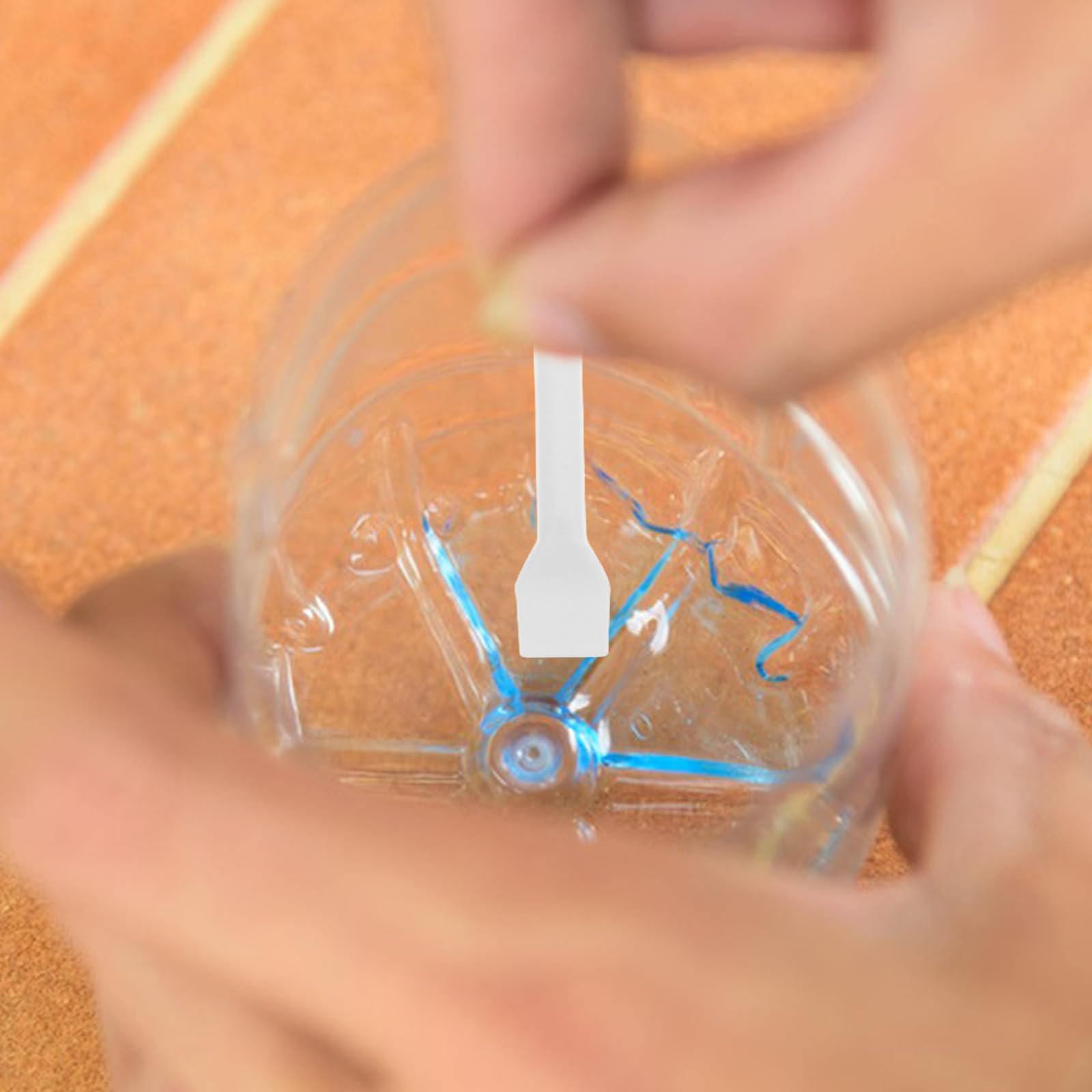 SUPVOX Bastoncini per Miscelazione in Plastica 10 Pezzi Leggeri e Portatili per Casa e Ufficio Applicatore Spatola per Colla e Trucco Bianco