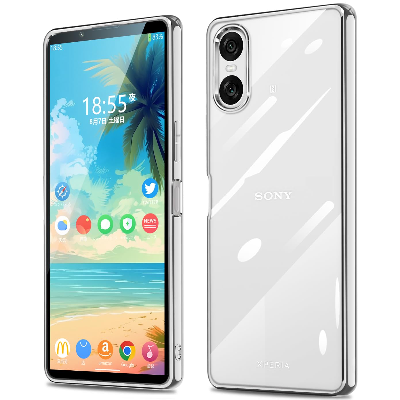 Amazon.co.jp: Sony Xperia 10 VI ケース クリア SO-52E SOG14 