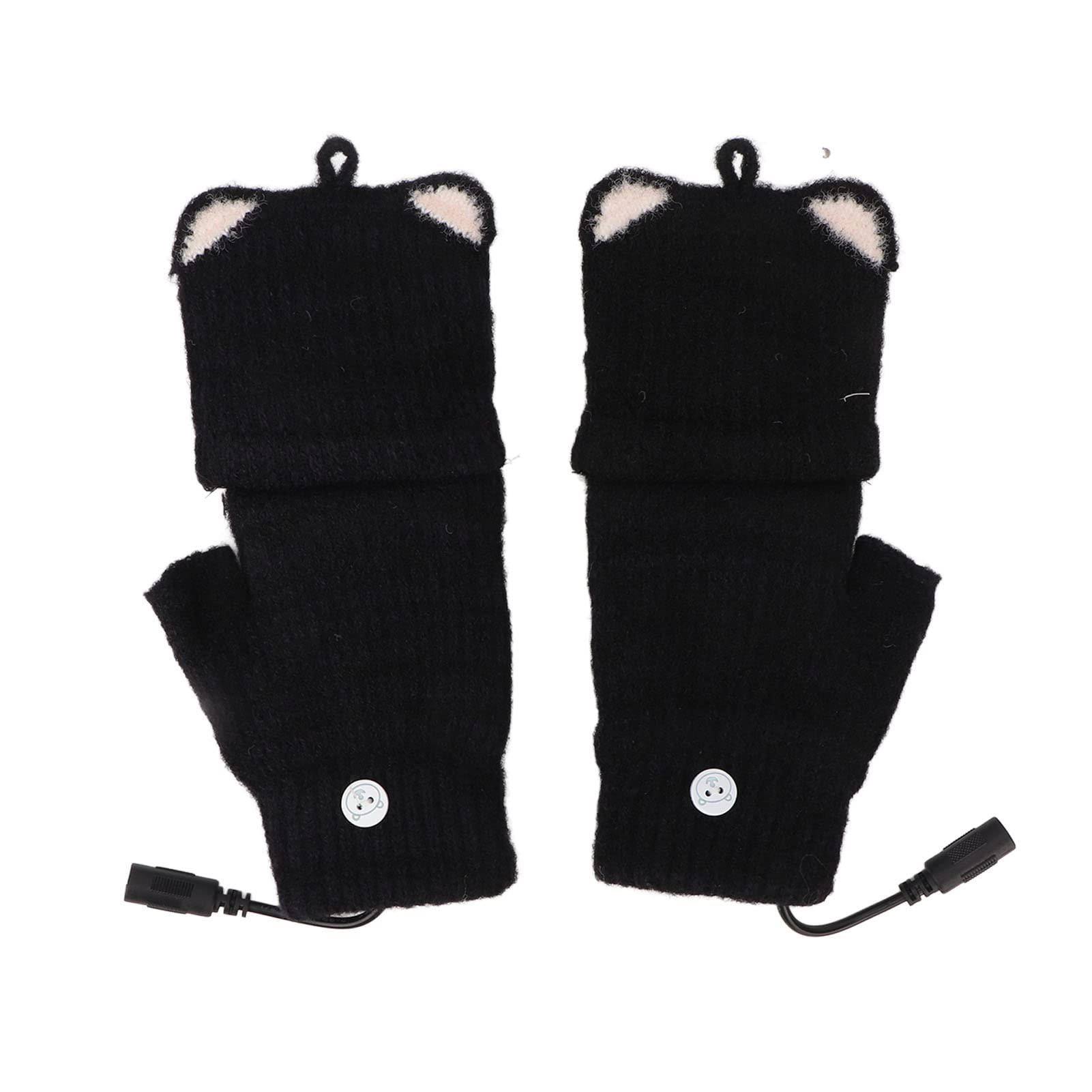 Gants chauffants USB à température constante,mitaines à doigts complets,portables,coupe-vent Gants chauffants USB à température constante,mitaines à doigts complets,portables,coupe-vent