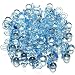 Ifavor123 Blue Table Scatter Confetti Vase Filler Mini Acrylic Baby Shower DIY Small Pacifier Baby Decoration - 144 Pieces ¾" by ½"