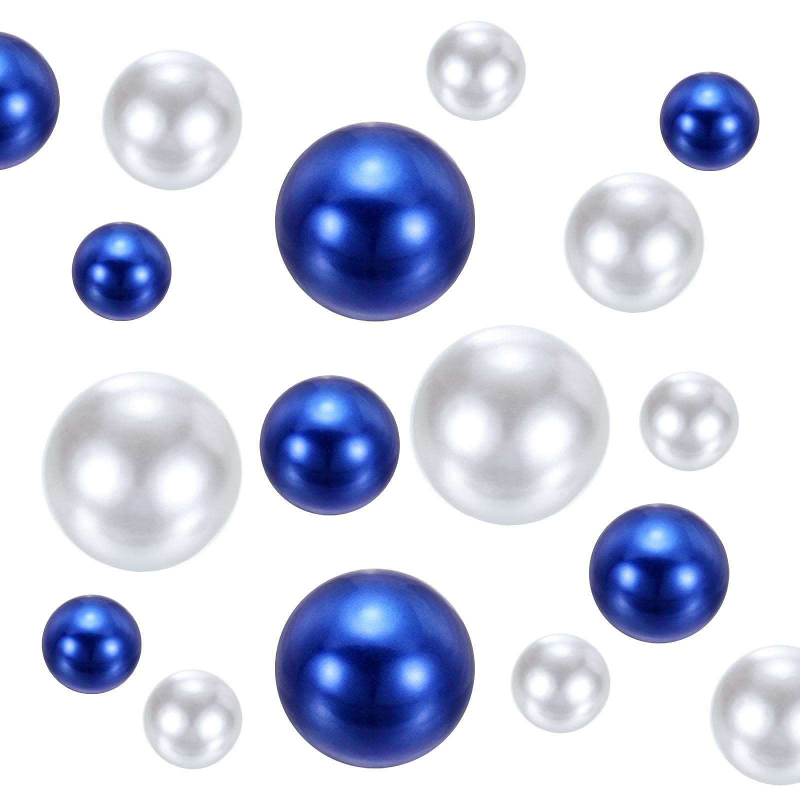 Perles rondes en ABS pour remplissage de vases et décoration de boîtes cosmétiques chic