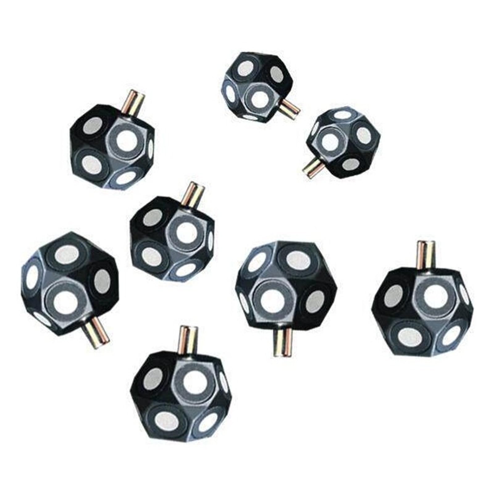 Marker magnetyczny sześciokątna kula skaner 3D punkt docelowy odblaskowe kropki znacznikowe do przemysłowego skanowania optycznego 6MM(20pcs)