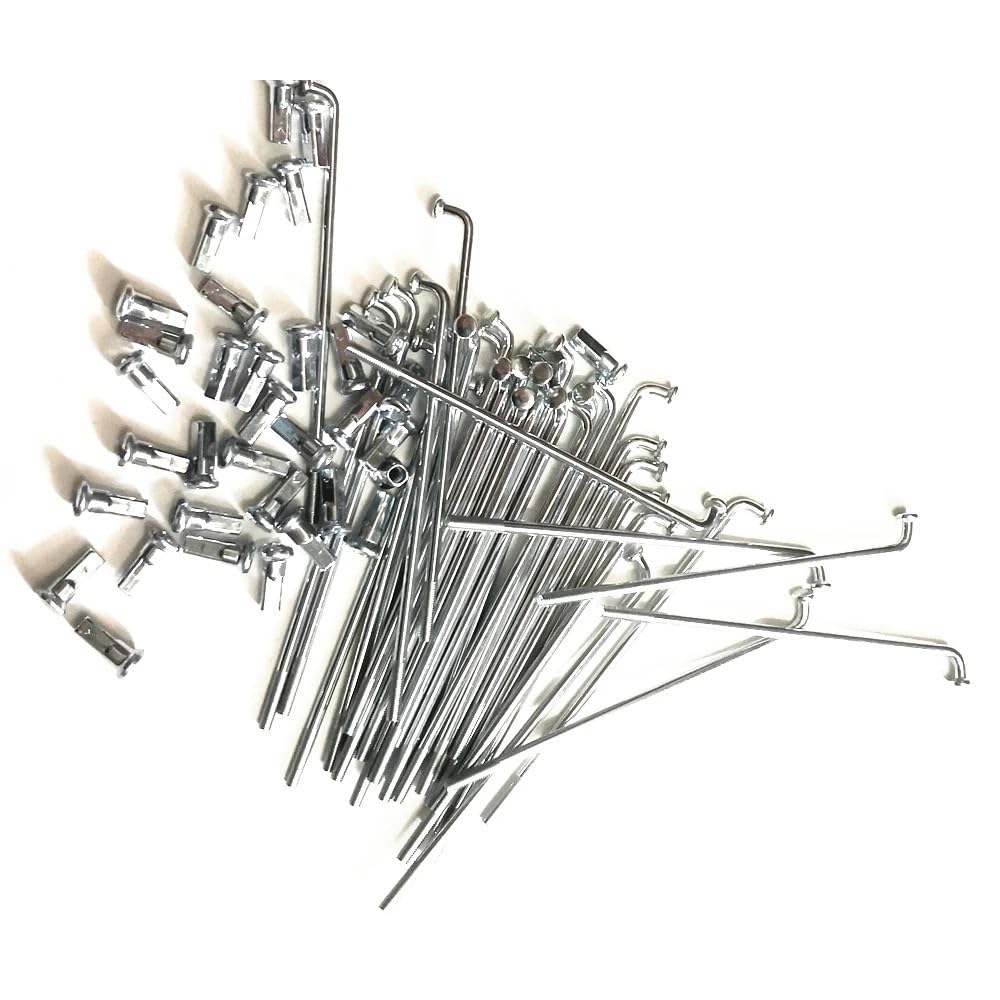 36 raggi 12G per bici elettrica, 185-245 mm, 2,5 mm, in acciaio #45, con nippli (270 mm)