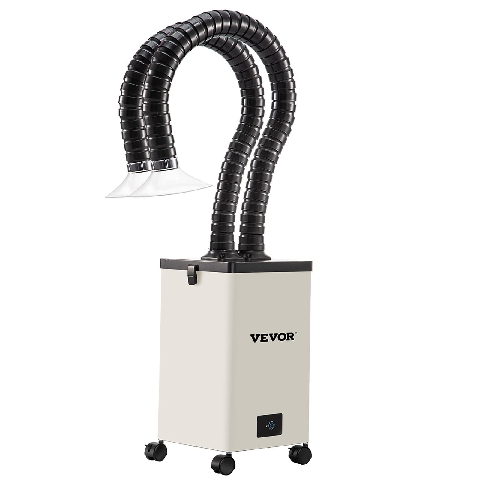 VEVOR Extractor de Humos de Soldadura 150W Absorbedor Humo Soldadura 3 Etapas 4500 RPM Filtro de Humos para Estación de Soldadura 11 x 11 x 16,9 Pulgadas Ventilador de Extracción de Soldadura