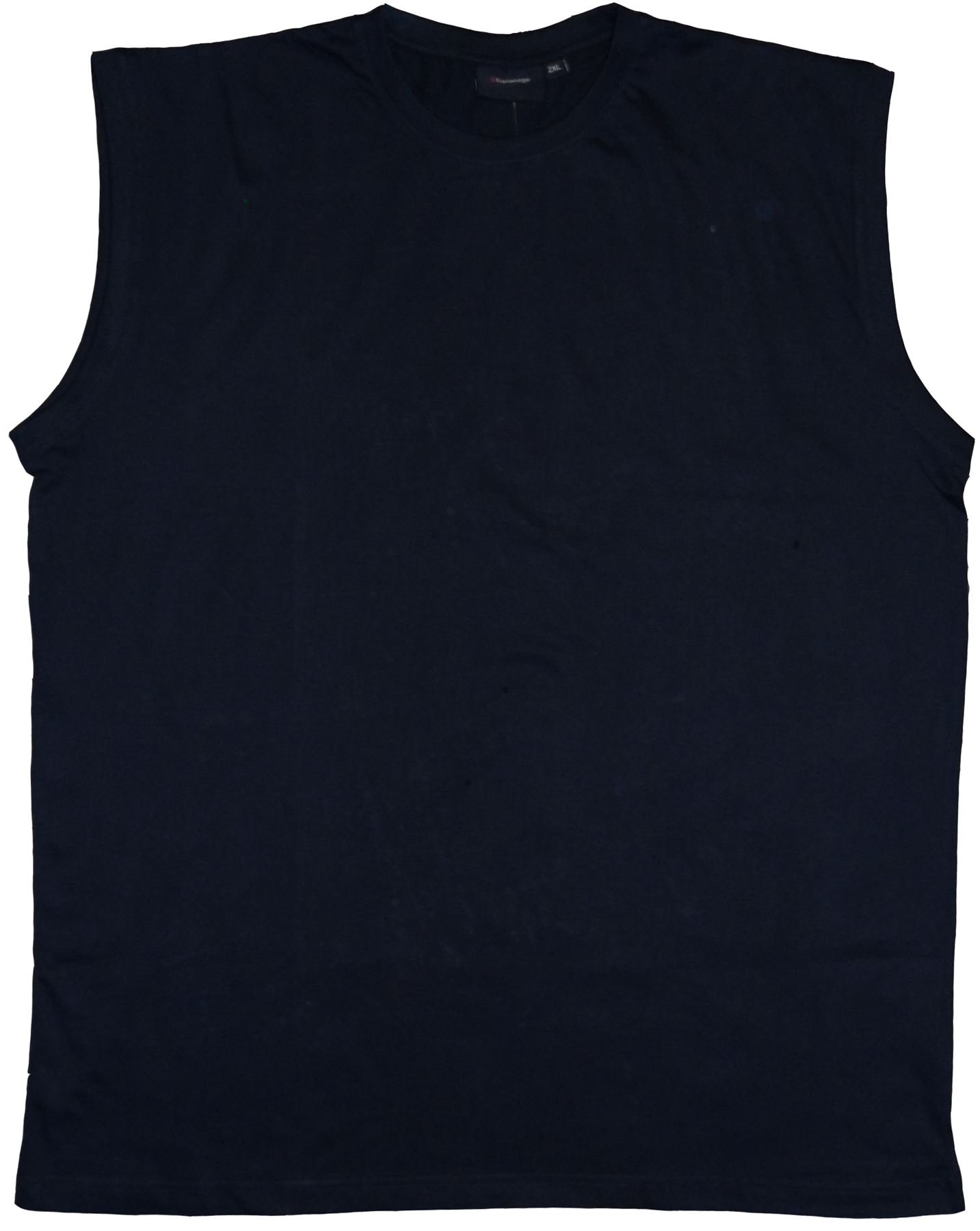 Espionage Mens Big Size Pure Cotton Muscle Vest/Sleeve Less Tee in Dark Navy in 3XL