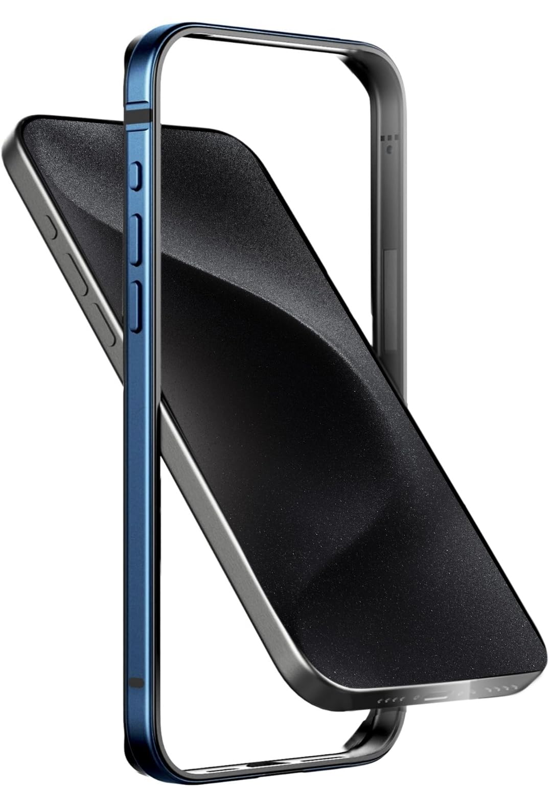 ArmorTech+ iPhone15 Pro Max Case - Edge Aluminum Bumper - Shockproof cover - Supports Mag-Safe Wireless Charging - Edge Armor Protective Minimal Case Designed for iPhone 15 Pro Max