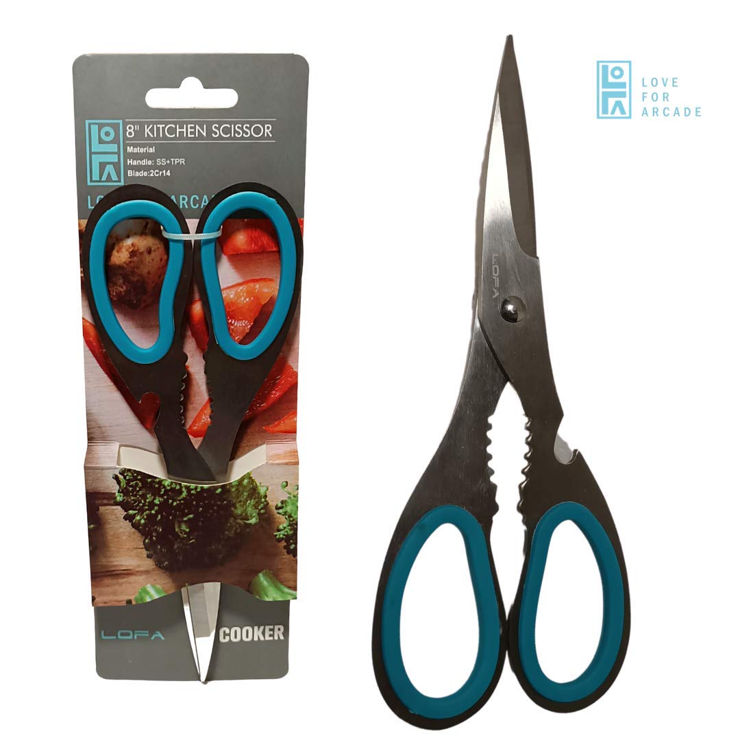 Buy LOFA Love For Arcade Premium Kitchen Scissor with Nut Cracker 