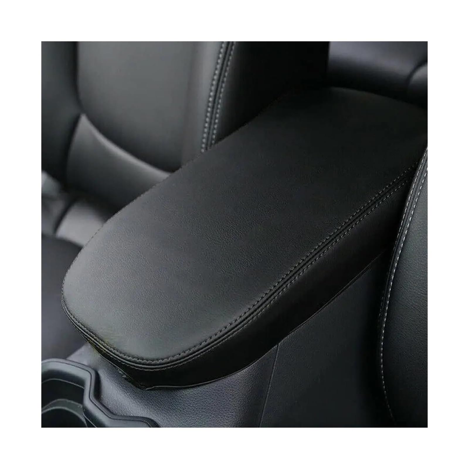 GAFAT Compatibel met Toyota RAV4 Hybrid 2019-2024 2025 Middenarmsteun Hoes, RAV4 2025 middenconsole armsteun bescherming armsteunhoezen, leren polstering, RAV4-accessoires (Bruin
