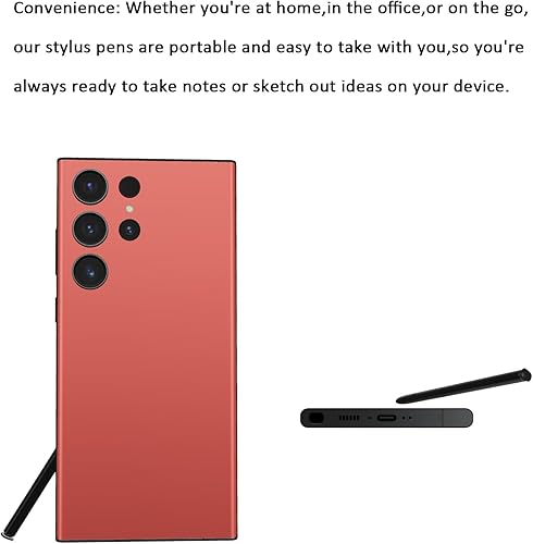 Vista 13 de Galaxy S23 Ultra S Pen sin repuesto Bluetooth para Samsung Galaxy S23 Ultra SM-S918B, SM-S918B/DS, SM-S918U, SM-S918U1, SM-S918W, SM-S918N, Negro