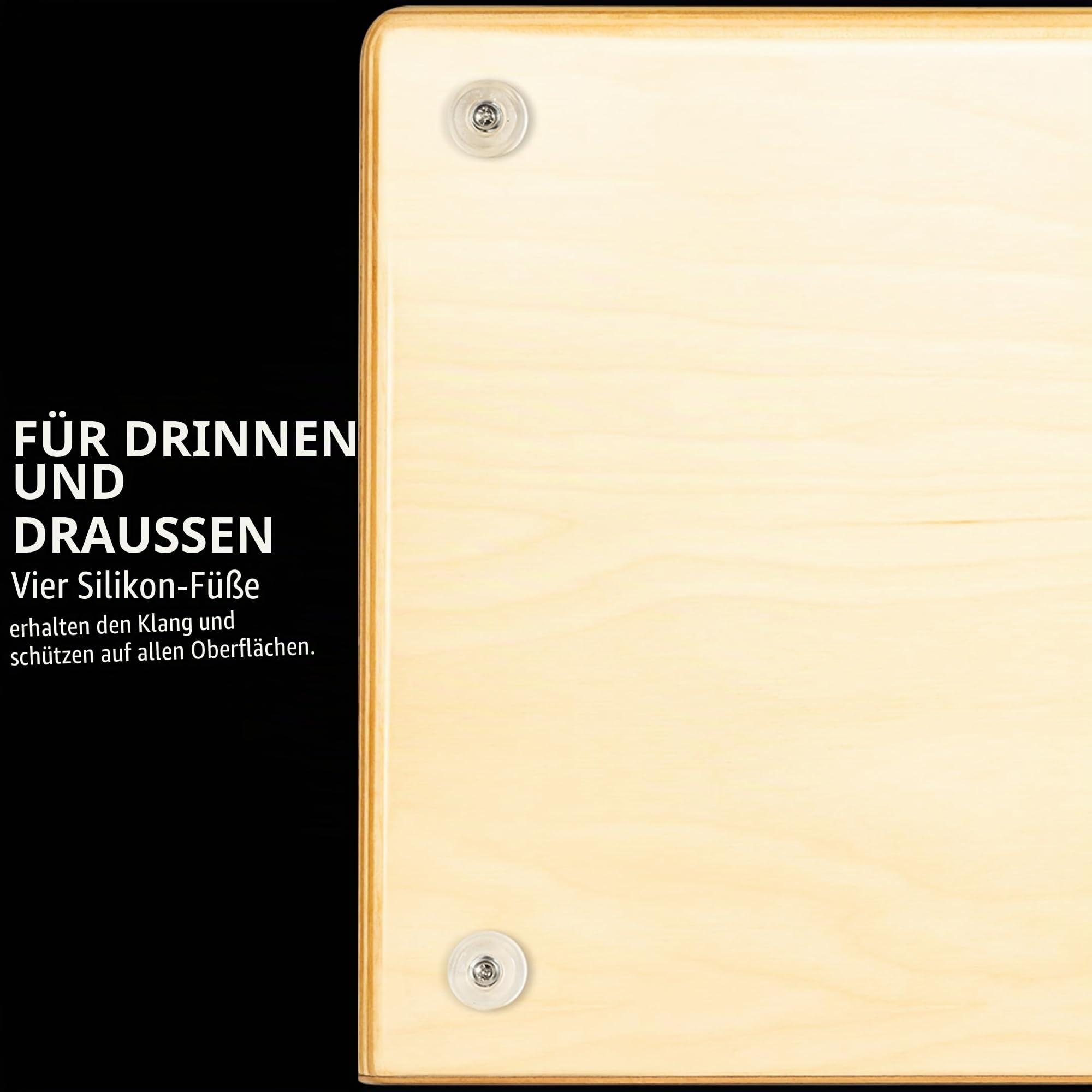 Meinl Percussion Snarecraft Professional Cajon - Mit Snare-Schalter (Ein / Aus) - Schlagfläche Walnuss (SCP100WN)