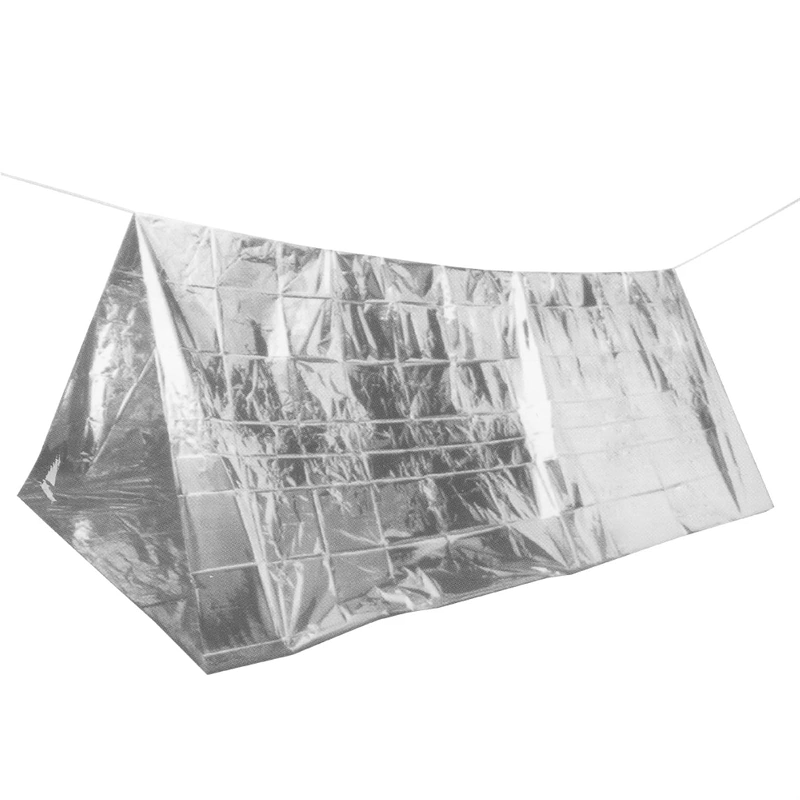 Manta de Emergencia for Exteriores, botiquín de Primeros Auxilios y Rescate, Manta térmica de Aluminio de 130x210cm for Campamento, 20-2 uds.(20 Pcs)