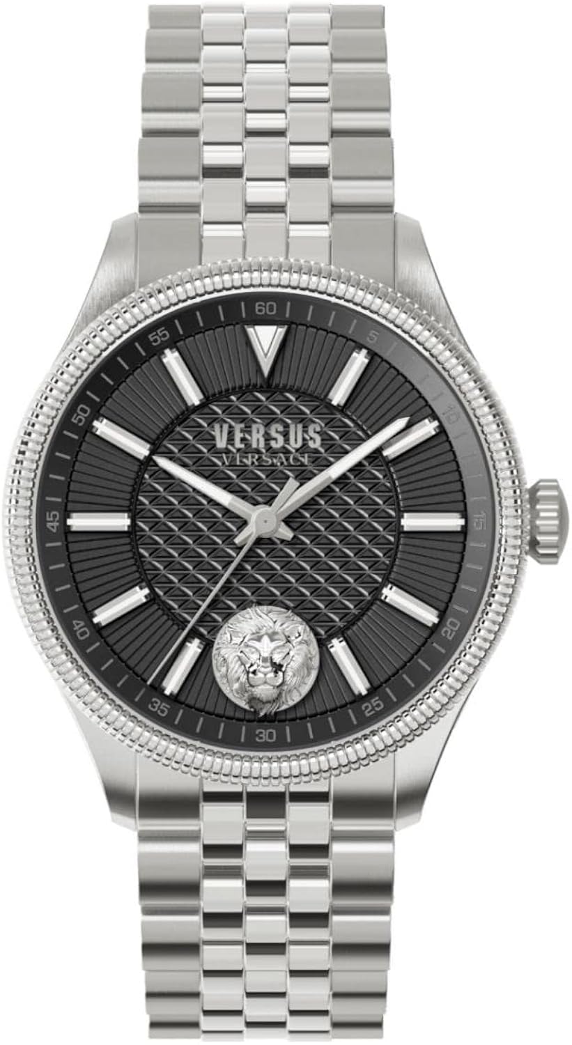 Versus by Versace COLONNE VSPHI5121 - Orologio da polso da uomo, in acciaio INOX, Bracciale Versus by Versace COLONNE VSPHI5121 - Orologio da polso da uomo, in acciaio INOX, Bracciale