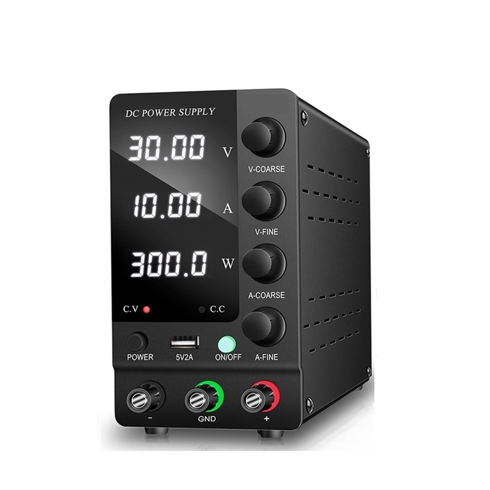 Zasilacz laboratoryjny, Zasilanie DC Zmienne 30 V 10 A Regulowane Przełączanie Regulowany Zasilacz Stołowy Z Przełącznikiem Wyjściowym 32 6 A 60 120(Black 30V10A)