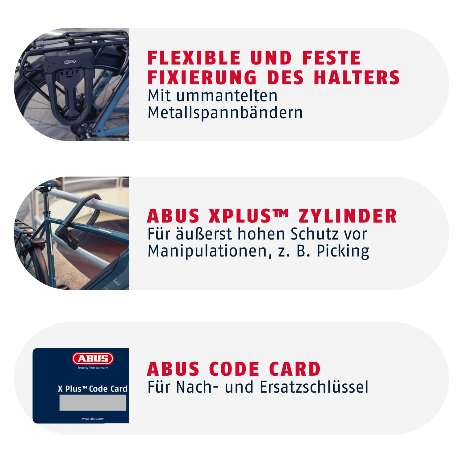 ABUS Bügelschloss Granit Super Extreme 2500/165HB230 - gegen Sägeangriffe mit Winkelschleifern spezialisiertes Fahrradschloss für Fahrrad und E-Bike - Sicherheitslevel 15
